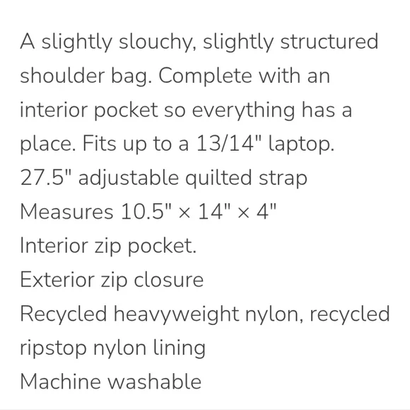 Baggu Nylon Shoulder Bag In Cocoa - Picture 3 of 7